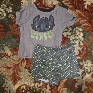 Nightfury PJ Short Set - Kids size 10-12